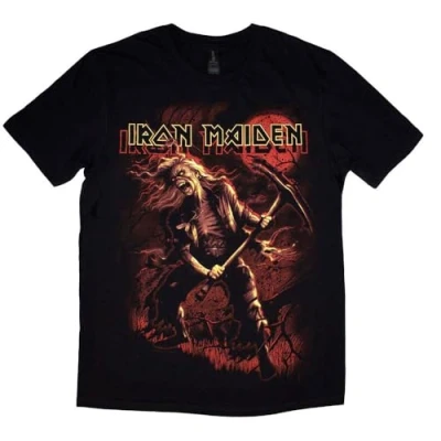 Image of Rock Off officially licensed products Iron Maiden Benjamin Breeg Red Graphic T Shirt L