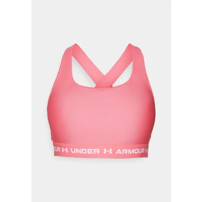 Image of Under Armour Crossback MID BRA Medium support sports bra, Women&#039;s, Size: XS, Super pink/white