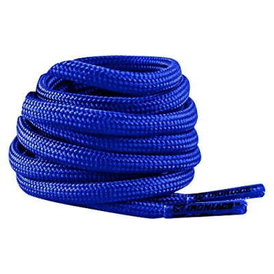 Image of IRONLACE Paracord 550 Boot &amp; Shoe Laces Royal Blue 45 Inches 114 cm