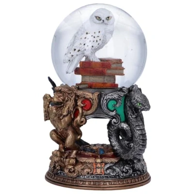 Image of Nemesis Now Officially Licensed Harry Potter Hedwig Snow Globe, Multi Coloured, 18.5cm