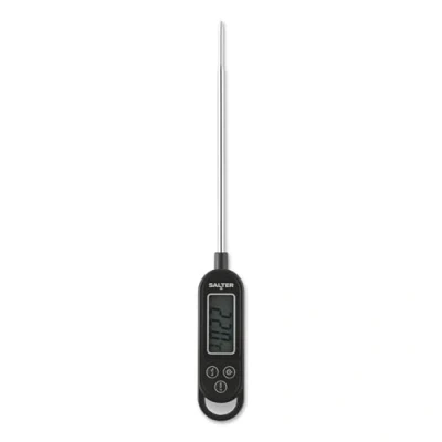 Image of Salter Instant Read Thermometer Food Thermometer, Easy to Bold Display, Measures in Celsius/Fahrenheit, 20 250 C Temperature Range, Hold &amp; Check Function, 0.1 Graduations, SA00575BFEU12