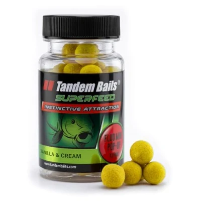 Image of Tandem Baits SuperFeed Fluo Mini Pop Up Coco Vanilla, Carp Fishing Ups, Bait, Hookbaits, Accessories for Monster Fish 12mm 30g
