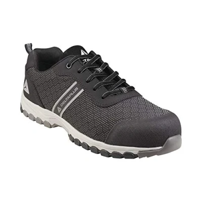 Image of Delta Plus Sports Style Safety Trainer, Black, Size 9