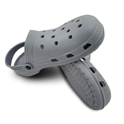 Image of Town &amp; Country Clogs Mens/Womens Ladies/Gents Casual Grey Gardening Super Soft Clogs/Cloggies Lightweight, Cushioned. Size 7 UK