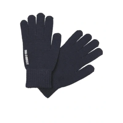 Image of JACK &amp; JONES Men&#039;s Jacbottle Gloves, Blazer Navy, One Size