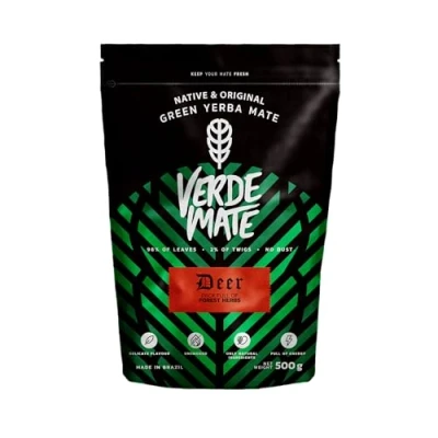Image of Verde Mate Green Yerba Deer 0,5kg Brazilian 500g Herbal Rosemary Aniseed Chamomile Ginkgo Biloba Natural Energy Drink Tea &amp; Alternative