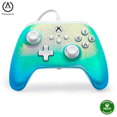 Image of PowerA Advantage wired Controller for Xbox Series XS Disco Ball, gamepad, video game controller, gaming USB C, Works with One, Officially Licensed