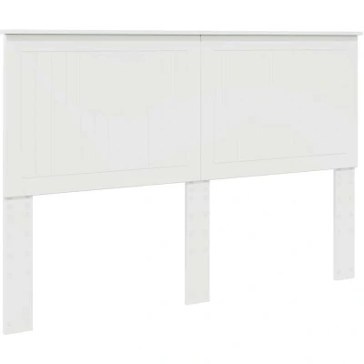 Image of vidaXL Headboard with Gloss White 150 cm Engineered wood