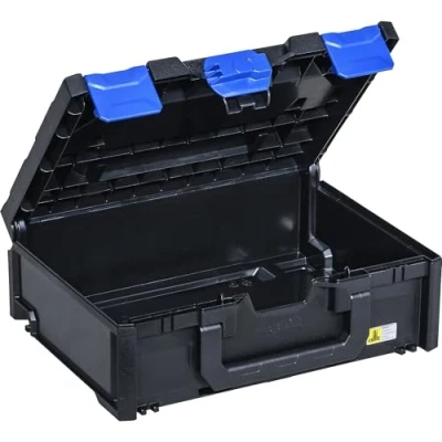 Image of ALLIT AG KUNSTSTOFFTECHNIK Transport and Storage Box, Black/Blue, Abs, External LxWxH 396 X 296 145 mm