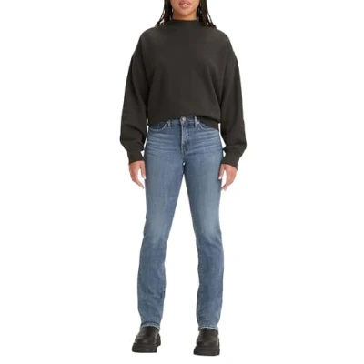 Image of Levi&#039;s Women&#039;s 314 Shaping Straight Jeans, Lapis Gem, 25W / 30L