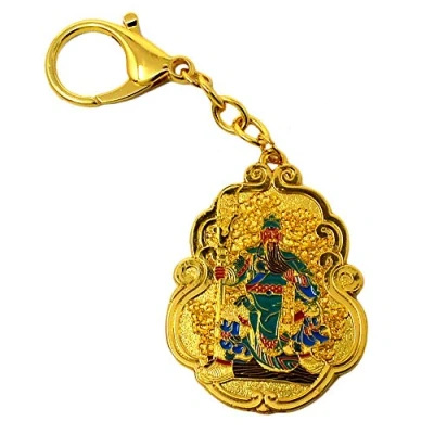 Image of Feng Shui Kuan Kung with Anti Robbery Amulet W3761