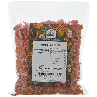 Image of Old India Birds Eye Chilli 250g