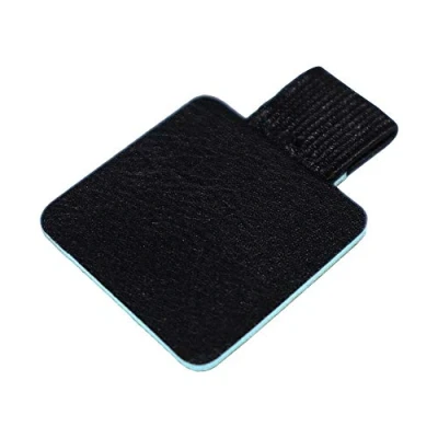 Image of Black Pen Loop Holder Self Adhesive Elastic Pencil Faux Leather Stylus Universal Fit for Notebooks Diaries Tablets Calendars Planner Journals Phones Clipboards (Black)