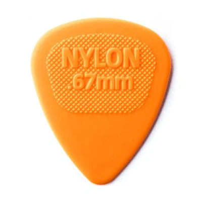 Image of Dunlop 443R.67 Nylon MIDI Standard, Orange, .67mm, 72/Bag