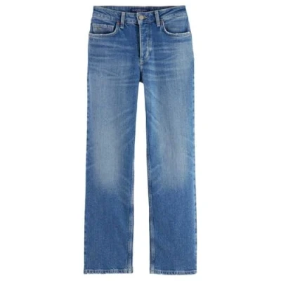 Image of Scotch &amp; Soda Ladie&#039;s CORE The Sky Straight Jeans Dream, Clean Blue, 32 W/32 L