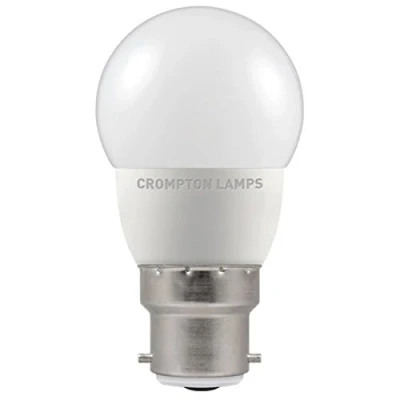 Image of Crompton LED Thermal Plastic Round 5W 6500K Dimmable BC B22d