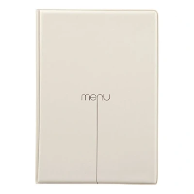 Image of DAG Style Risto Menu Cover, PVC, Sand, 31.3 x 22.6 0.7 cm
