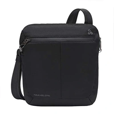 Image of Travelon Anti theft Active Small Crossbody, Black, One Size, Crossbody