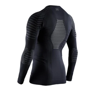 Image of X BIONIC Invent 4.0 Shirt Round Neck Long Sleeves Men Baselayer Functional Sport T Black/Charcoal, M