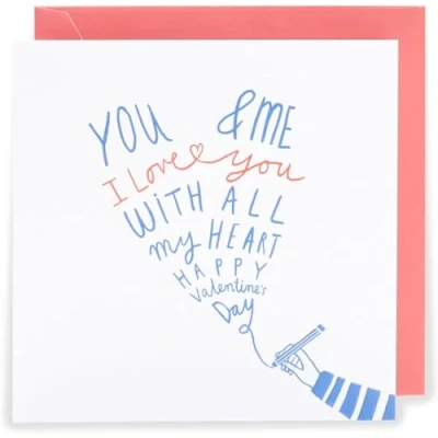 Image of Kindred Love You With all My Heart Note Valentines Card