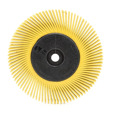 Image of Radial Bristle Brush 150x12 mm P80 Yellow TYPC 3 M