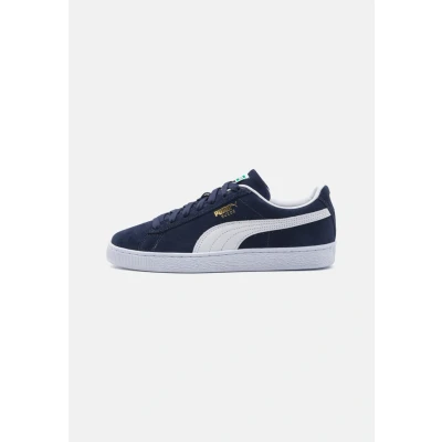 Image of PUMA Suede Classic Sneakers Trainers Unisex Navy White Size UK 5