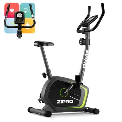 Image of Zipro Adult Magnetic Fitness Bike Exercise Drift up to 120 kg, Black, One size standard