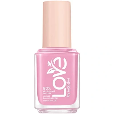 Image of essie Long Lasting Nail Polish with Creamy Finish, Short Drying Time and Less Chipping, Vegan Formula, LOVE by essie, Colour: No. 160 carefree but caring, pink, 1 x 13.5 ml