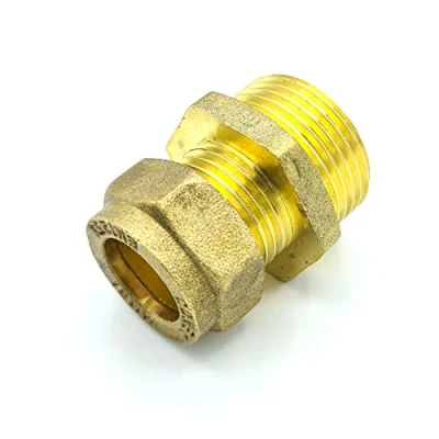 Image of 15mm x G3/4 Male Coupler Adaptor Brass Compression Fittings