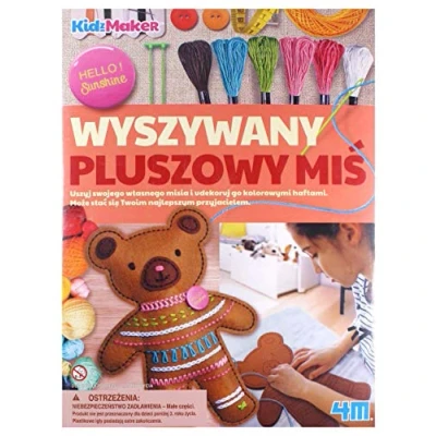 Image of 4M 404724 Embroidery Teddy Bear