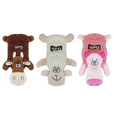 Image of Crufts 3 Section Squeaky Farm Animal Toy