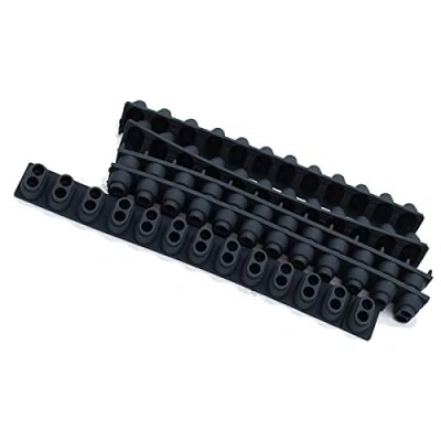Image of 5PCS Rubber key Contact strip Compatible with Yamaha PSR GX76/PSR E433/PSR E423/PSR E413/PSR E403/PSR E313/YTP 420 MM6 etc Conductive Pad