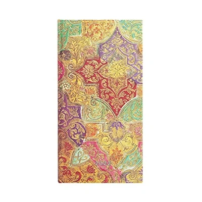 Image of Paperblanks 12 Month Calendar 2022 South Wildflower Horizontal Slim (95 x 180 mm)