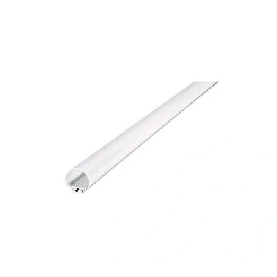 Image of Frosted Diffuser 20mm Dia Aluminium Profile Rail 1 Metre Integral LED