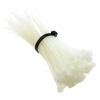 Image of kenable Natural Cable Ties 120mm x 3.5mm Nylon 66 UL Approved [100 Pack]