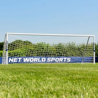 Image of FORZA Alu60 Aluminium Football Goals [11 Size Options] Premium Goal Posts Used by Professional Clubs Freestanding &amp; Fold Away (12ft x 4ft, Pair)