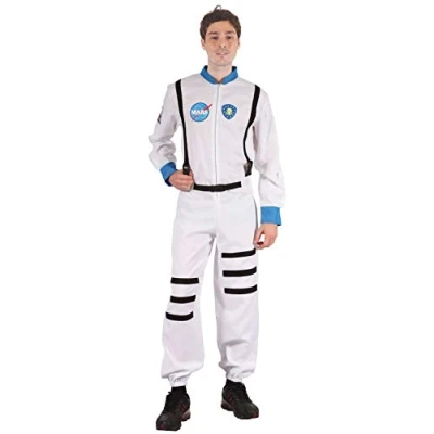Image of Bristol Novelty AC173X Astronaut (XL) Costume, White, Extra Large
