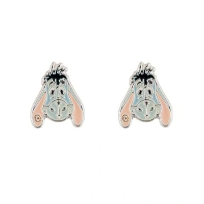 Image of Winnie The Pooh Eeyore Silver Plated Stud Earrings