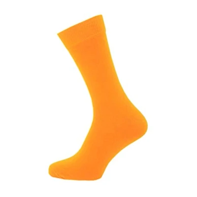 Image of Macahel Mens Plain Colour Ankle socks cotton rich size 6 11 (Mustard)