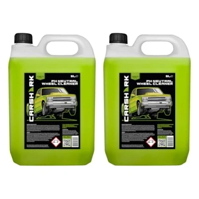 Image of CARSHARK PH Neutral Wheel Cleaner 2 x 5 Litre, Effective Cleaning for All Wheels