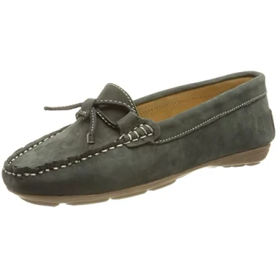 Image of Hush Puppies Women&#039;s Maggie Loafers, Peacock, 5 UK