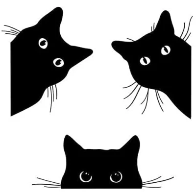 Image of 3Pcs Peeking Cats Metal Cutting Dies, YunTrip Animals Cat Dies Stencils for DIY Scrapbooking Photo Album Decorative Paper Craft Card Making Supplies