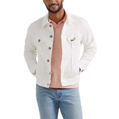 Image of Lee Men&#039;s Extreme Motion Rider Jacket Denim, White, XL