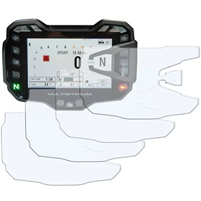 Image of Speedo Angels Sadu622 Dashboard Screen Protector for Ducati Multistrada 950/1200/1260 (2015+), 2 x Ultra Clear &amp; Anti Glare