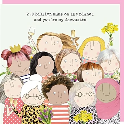 Image of Rosie Made A Thing Mother&#039;s Day My Favourite Mum Card Humour Greeting Cards GF376