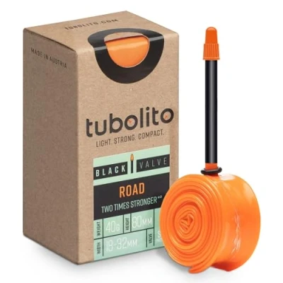 Image of Tubolito Tubo Road 700x18 32mm 80mm Presta Black Valve