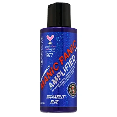 Image of Manic Panic Amplified Cream Formula, Rockabilly Blue, 118 ml