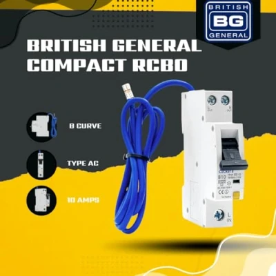 Image of British Gas General Circuit Protection Residual Current Operated Breaker with Overcurrent CUCRB10A 01