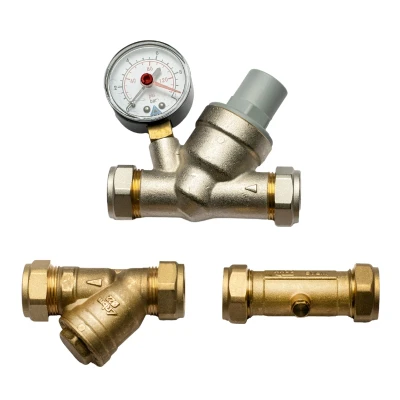 Image of Salamander 22mm Upstream Kit Inline Filter, Double Check Valve and PRV (ACCUPSTRM22)