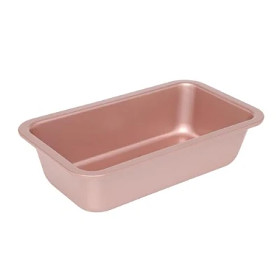 Image of Wiltshire Rose Gold Loaf Pan, PFOA PTFE Free, Robust Baking Non Stick Coating, Bakeware for Banana Bread, Cake Mould, 24x13x6.5cm